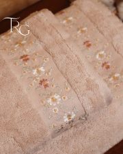 Комплект рушників Pupilla Collection Exclusive Penye (Пудровий) - Зображення 3