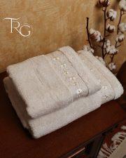 Комплект рушників Pupilla Collection Exclusive Penye (Шампань) - Зображення 3