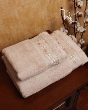 Комплект рушників Pupilla Collection Exclusive Penye (Пудровий) - Зображення 4